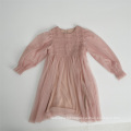 Pink Sheer Soft Chiffon Dress